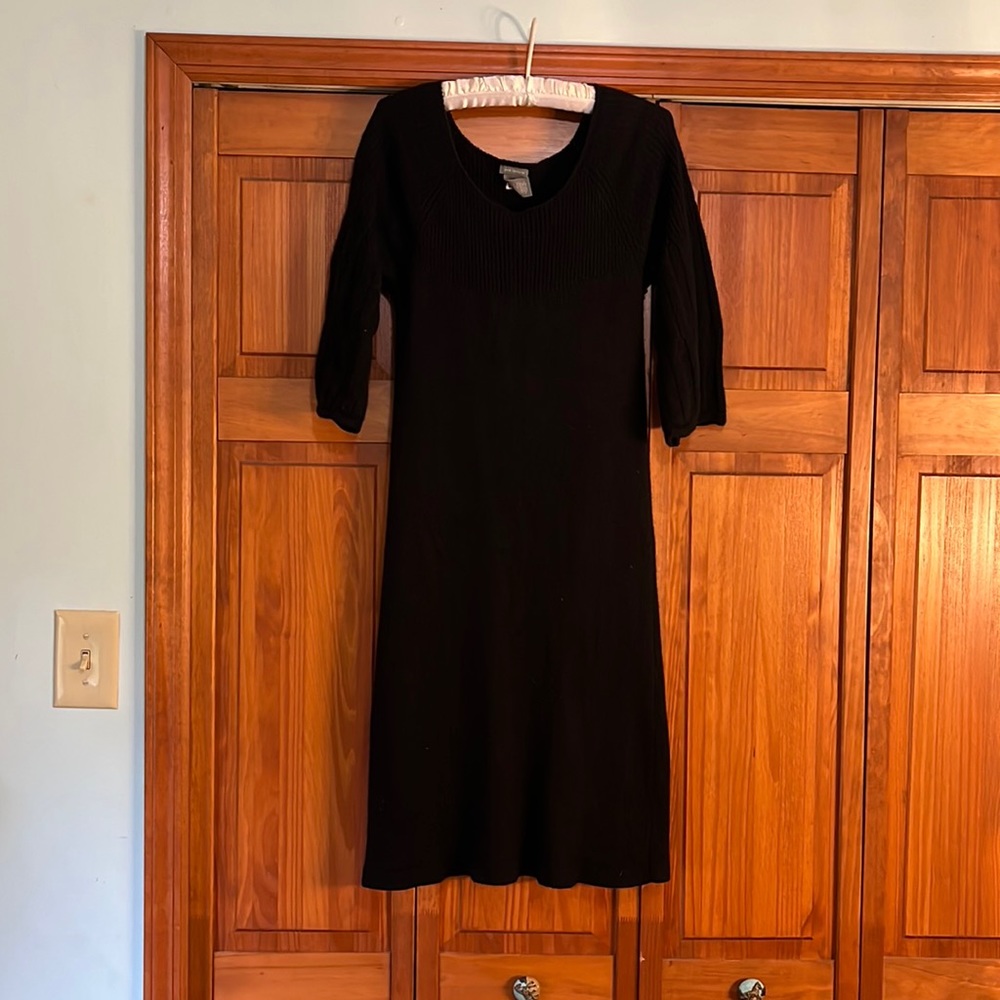 Ann Taylor dress - 3/4 sleeve - wool
